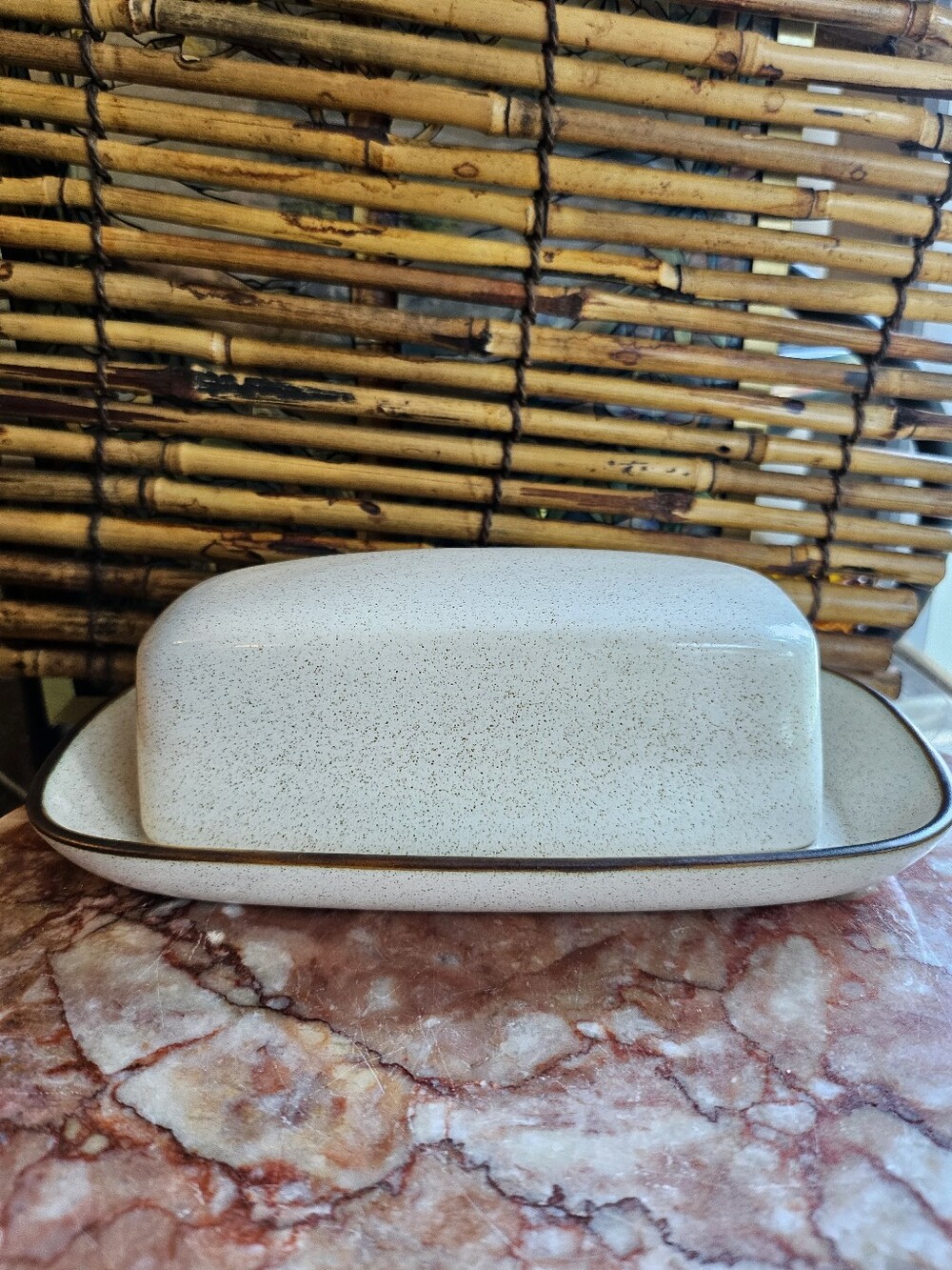 Denby England Potters Wheel Butter Dish
